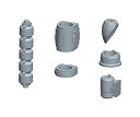 【中古】(非常に良い)ビルダーズパーツHD 1/144 MSパイプ01(3)