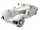 【中古】Maisto プレミアシエディション 1:18シリーズ PE 1936 メルセデス 500K ホワイト 200-089