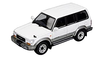 【中古】FIRST:43 1/43 トヨタ ランドクルーザー LC80 1992 ホワイト/グレイ 完成品