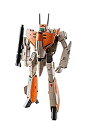 【中古】HI-METAL R 超時空要塞マクロス VF-1D バルキリー 約140mm ABS&PVC&ダイキャスト製 塗装済み可動フィギュア