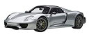 【中古】(非常に良い)AUTOart 1/12 ポルシェ 918 スパイダー バイザッハ・パッケージ シルバーメタリック 完成品
