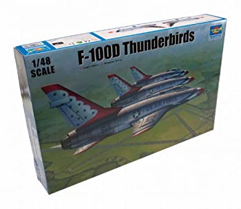 【中古】（非常に良い）トランペッター F-100D スーパーセイバー サンダーバーズ 1/48 02822 プラモデル