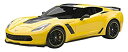 【中古】AUTOart 1/18 シボレー コルベット (C7) Z06 C7.R エディション (イエロー) 完成品