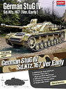 【中古】アカデミー 1/35 German StuG IV Sd. Kfz.167 Ver.Early 13522 ACADEMY HOBBY MODEL KITS