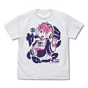 【中古】Re：ゼロから始める異世界生活 ラムの「か～ら～の～」Tシャツ/WHITE－XL