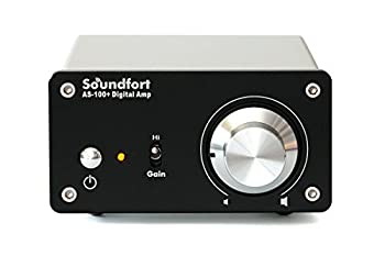 【中古】Soundfort 小型高音質デジタルアンプ AS-100+