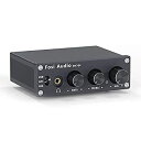 【中古】Fosi Audio DAC&ヘッドフォンアンプ&ミニステレオプリアンプ、ホーム/デスクトップパワード/アクティブスピーカーまたはヘッドフォン用のデジ