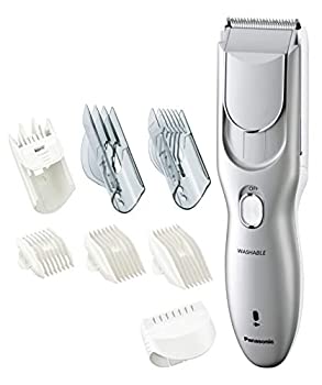 【中古】（非常に良い）パナソニック バリカン ヘアーカッター 充電 交流式 シルバー調 ER-GF81-S