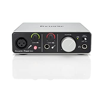 【中古】Focusrite iTrack Solo Interface audionumerique USB 2.0/iPad 2 entrees/2 sorties Noir