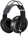 【中古】Superlux セミ・オープン型プロフェッショナルモニターヘッドフォン HD681EVO/B BLACK