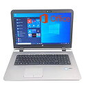 【中古】17インチHP ProBook 470 G3 ★第6世代Core i5(2.3GHz)／8GBメモリ／SSD128GB+HDD500GB／Webカメラ／WiFi&Bluetooth／Radeon R7 ..