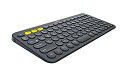【中古】Logicool ロジクール K380BK Bluetooth ワイヤレス キーボード マルチOS:Windows Mac iOS Android Chrome OS対応(2)