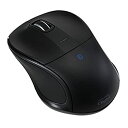 【中古】(非常に良い)Digio2 Bluetoothマウス 3ボタン 静音 ブルーLED 小型 ブラック MUS-BKT111BK(2)