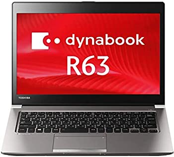 【中古】ダイナブック dynabook R63/P PR63PBAA637AD71 / Core i5 5300U(2.3GHz) / SSD:128GB / 13.3インチ / シルバー 【中古】ダイナブック dynabook R63/P PR63PBAA637AD71 / Core i5 5300U(2.3GHz) / SSD:128GB / 13.3インチ / シルバー