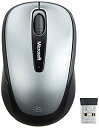 【中古】(非常に良い)マイクロソフト マウス ワイヤレス/小型 グレーWireless Mobile Mouse 3500 GMF-00423