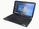 【中古】(非常に良い)デル Latitude E5530 ノートパソコン Core i5 3340M メモリ4GB 320GBHDD DVDスーパーマルチ Windows10 Professional 64bit P28G(2)