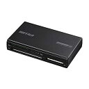 【中古】BUFFALO UHS-II対応 USB3.0 マルチカードリーダー ブラック BSCR708U3BK