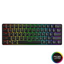 【中古】HK Gaming - gk61ホットスワップ可能な機械的なキーボード - 照らさ61 キーマルチカラーRGB PC MAC ゲーマータイピスト 用 バックライト 有線ゲ