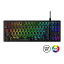 【中古】日本語配列 キングストン RGB メカニカルゲーミングキーボードHyperX Alloy Origins Core HX-KB7RDX-JP ゲーマー向け テンキーレス