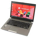 【中古】TOSHIBA 東芝 dynabook R63/U PR63UBAA637AD81 Core i5 4GB SSD 128GB 13.3型 Windows10 無線LAN Bluetooth ノートパソコン【メーカー名】東芝(TOSHIBA)【メーカー型番】PR63UBAA637AD81【ブランド名】東芝(TOSHIBA)【商品説明】TOSHIBA 東芝 dynabook R63/U PR63UBAA637AD81 Core i5 4GB SSD 128GB 13.3型 Windows10 無線LAN Bluetooth ノートパソコン中古品のため使用に伴うキズ等がございますが、問題なくご使用頂ける商品です。画像はイメージ写真ですので商品のコンディション、付属品の有無については入荷の度異なります。当店にて、動作確認・点検・アルコール等のクリーニングを施しております。中古品のため限定特典や補償等は、商品名、説明に記載があっても付属しておりません予めご了承下さい。当店では初期不良に限り、商品到着から7日間は返品を 受付けております。他モールとの併売品の為、完売の際はご連絡致しますのでご了承ください。ご注文からお届けまで1、ご注文⇒ご注文は24時間受け付けております。2、注文確認⇒ご注文後、当店から注文確認メールを送信します。3、お届けまで3〜10営業日程度とお考え下さい。4、入金確認⇒前払い決済をご選択の場合、ご入金確認後、配送手配を致します。5、出荷⇒配送準備が整い次第、出荷致します。配送業者、追跡番号等の詳細をメール送信致します。6、到着⇒出荷後、1〜3日後に商品が到着します。　※離島、北海道、九州、沖縄は遅れる場合がございます。予めご了承下さい。お電話でのお問合せは少人数で運営の為受け付けておりませんので、メールにてお問合せお願い致します。営業時間　月〜金　10:00〜17:00お客様都合によるご注文後のキャンセル・返品はお受けしておりませんのでご了承下さい。