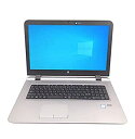 【中古】17インチ大画面 【SSD搭載】【Windows10搭載】HP ProBook 470G3 ★第6世代Core i5-6200U(2.3GHz)／8GBメモリ／SSD 1TB／Webカメラ／WiFi Blu