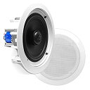 【中古】(非常に良い)Pyle パイル PDIC60T In-Wall / In-Ceiling Dual 6.5-Inch スピーカー システム 70V Tr...