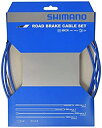 【中古】SHIMANO(シマノ) ロードPTFEブレーキレバー用ケーブルセット ブルー Y80098015