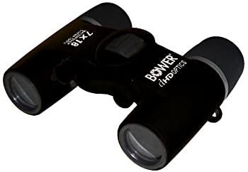 【中古】(未使用品)Bower BRI718B Waterproof Compact 7x18 Binocular - Black by Bower