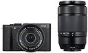 【中古】FUJIFILM デジタルカメラミラーレス一眼 X-M1ダブルズームレンズキット ブラック F X-M1B/1650/50230KIT