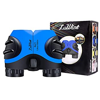 【中古】[Luwint]Luwint 8 X 21 Blue Kids Binoculars for Bird Watching Watching Wildlife or Scenery Game Mini Compact and [並行輸入品]