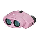 【中古】(非常に良い)PENTAX 双眼鏡 UP 10x21 ピンク 小型軽量 フルマルチコーティング 高級プリズムBak4搭載 (10倍) フェス ライブ コ...