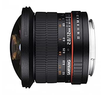【中古】SAMYANG 単焦点魚眼レンズ 12mm F2.8 フィッシュアイ ソニーαE用 フルサイズ対応 883683