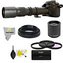 【中古】(非常に良い)スーパー500mm / 1000mm F / 8手動望遠レンズfor Canon EOS 80d、70d、60d、60da、50d、40d、30d、キヤノンEOS - 1dsマークIII、II、7d、6d、5d(2)