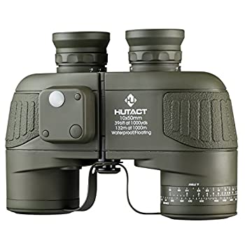 【中古】(非常に良い)hutact Military双眼鏡10?x 50、内蔵コンパスとRange Finder、for Bird Watching Large接眼レンズレンズ、大フィールドのビジョン、最適な用途ハ 【中古】(非常に良い)hutact Military双眼鏡10?x 50、内蔵コンパスとRange Finder、for Bird Watching Large接眼レンズレンズ、大フィールドのビジョン、最適な用途ハ