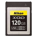 yÁzNikon XQD[J[h ubN 120GB MC-XQ120G