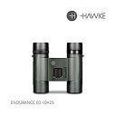 【中古】Hawke Sport Optics Endurance ED コンパクト 10x25 双眼鏡 グリーン 36111