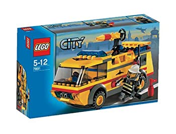 【中古】レゴ (LEGO) シティ エアポート消防車 7891