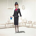 【中古】(未使用品)バービー ファッションモデルコレクション スチュワーデスバービー J4256 (日本限定ゴールドラベル)