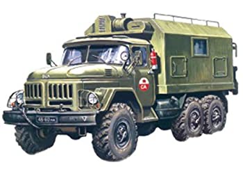 【中古】(未使用品)ICM 1/72 ソビエト陸軍 ジル ZIL-131 コマンドビークル プラモデル 72812