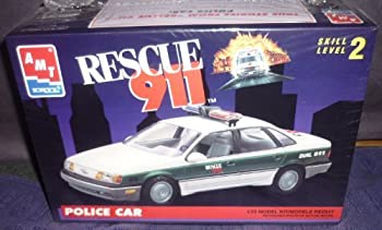 yÁz#6417 AMT/Ertl Rescue 911 Police Car 1/25 Scale Plastic Model Kit by AMT