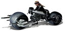 【中古】メビウスモデル 1/18 ダークナイトライジング キャットウーマン w/バットポッド