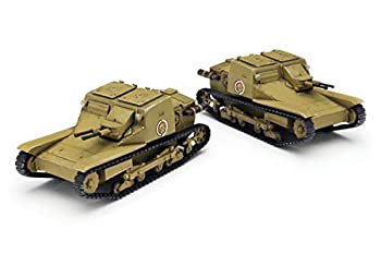 【中古】プラッツ ガールズ&パンツァー 劇場版 CV33 カルロ・ベローチェ アンツィオ高校 (2輌セット) 1/72スケール プラモデル GP72-5