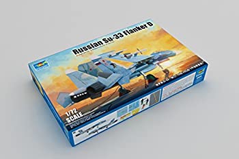 【中古】(非常に良い)トランペッター 1/72 ロシア海軍 Su-33 フランカーD 航空母艦フライトデッキパーツ付 プラモデル 01678