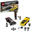 【中古】レゴ(LEGO) 2018 ダッジ・チャレンジャー SRT デーモンと 1970 ダッジ・チャージャー R/T 75893