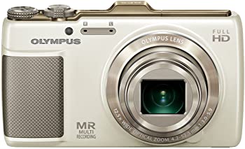 楽天GoodLifeStore【中古】OLYMPUS デジタルカメラ SH-25MR ホワイト iHSテクノロジー GPS・電子コンパス内蔵 1600万画素 裏面照射型CMOS 光学12.5倍ズーム DUAL IS ハイビ