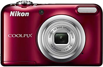 【中古】Nikon デジタルカメラ COOLPIX A10 レッド 光学5倍ズーム 1614万画素 乾電池タイプ A10RD