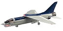 【中古】ハセガワ クリエーターワークスシリーズ エリア88 F-8E クルーセイダー 風間 真 1/72スケール プラモデル 64762