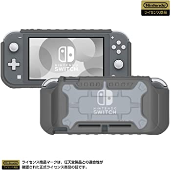 【中古】【任天堂ライセンス商品】タフプロテクター for Nintendo Switch Lite クリア?グレー 【Nintendo Switch Lite対応】