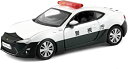【中古】(非常に良い)ジョーゼン ダイキャストミニカー キャストワールド トヨタ86 ポリスカー JDC5011-WT