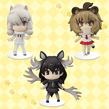 【中古】けものフレンズ ちょびるめぷち アルパカ・スリ・ライオン・ヘラジカ 全3種セット